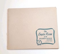 ​1948 Empire Room Palmer House Chicago Souvenir Photo Federal Reserve Bank Women picture