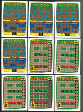 1983 Topps Video City Sticker cards Frogger and Turbo Lot of 9 EX picture
