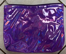 Krewe Of Iris Shimmering Dark Lavender Insert For Clear Iris Purse,Tote 12”X 10” picture
