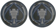 Shadow Company Umbra Catervae PVC Rubber Patch | 2PC HOOK BACKING 3