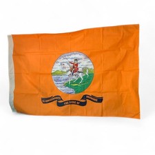 VTG 1990s Era Drumcree Commemorative Orange Flag Northern Ireland Banner 32 x 52 picture