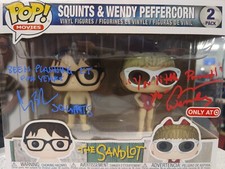 Chauncey Leopardi Marley Shelton Signed THE SANDLOT SQUINTS WENDY Funko Pop picture