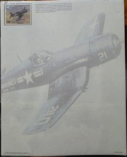 NEW USPS F4U Corsair Aircraft Stationery Pad - 40 Sheets by American Greetings picture