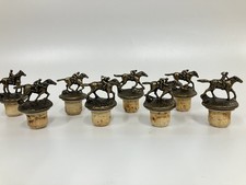 Blanton's Bottle Stoppers Complete Set 8 Letters A-H Bourbon cORK Full Set picture