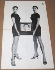 1995 Samsung TV with VCR 2-Page Print Ad Vintage Advertisement Simply Related picture