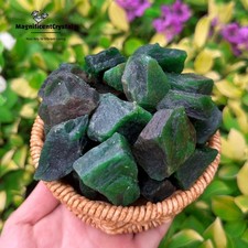 3PCS Genuine Raw Emerald Stone Heart Chakra Mineral Specimens May Birthstone picture
