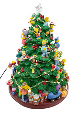 Hamilton Collection 2004 The Simpsons Christmas Tree 13.5