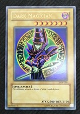 KONAMI Black Magician Ultra LOB-005 Yu-Gi-Oh Rare Card Used picture