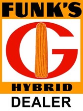 Funk's Hybrid Corn - DEALER - NEW METAL SIGN: 12x16