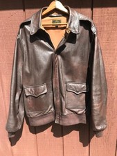 Reproduction WW2 USAAF A2 jacket, size 48, Avi Leather picture