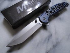 Mtech Boiling Point Ball Bearing Pivot Pocket Knife Tanto Folder MT-2015GY New picture