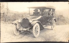 J44/ Interesting RPPC Postcard c1910 Early Automonbile 374 picture
