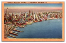 Mid-Town Manhattan Showing U.N. Headquarters Piers New York City New York picture