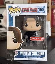 VAULTED Funko Pop Marvel: WINTER SOLDIER (No Arm) #168 Target (Exclusive) picture