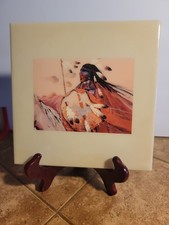 Vintage 60’s Native American Indian Artist Jim Prindiville Art Tile Southwest  picture