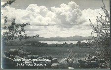 NICE RPPC VIEW OF LAKE WINNIPESAUKEE, NH FROM LAKE VIEW FARMS picture