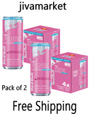 Pink Edition Sugarfree Energy Drink, Wild Berries, 12 fl. oz each,  8 Cans Total picture