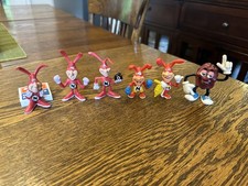 Vtg 1987/88 Dominos Noid Figure Lot 5 Rare Made In Canada Plastic Box Variant picture