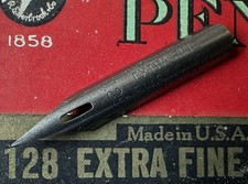 Vintage Esterbrook 128 Extra Fine Elastic Dip Pen Nib EF Calligraphy & Drawing picture