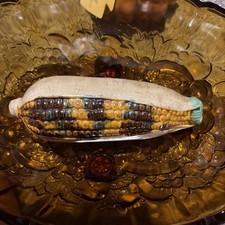 RARE Antique William Foust & Sons Distillery Ceramic Corn Whiskey Flask #1 picture