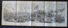 1898 Panorama Civil War Print - Capture of Fort Donelson, Tennessee - FRAME IT picture