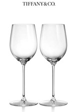 Tiffany & co. Home Essentials White Wine Crystal Glasses Set of 2 Gift Box picture