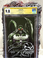 Venom #30- ***UNIQUE*** CGC  SS 9.8 - Tyler Kirkham SIGNED and SKETCH COVER F picture