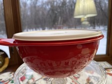 New Tupperware 12 C Thatsa Bowl- Red picture