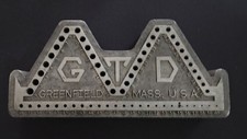 Vintage GTD Greenfield Tap & Die No 1-60 Drill Bit Index Stand USA picture