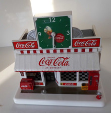 (GRB-32) Vintage Danbury Mint Coca-cola Store Clock (Needs Repair Read Disc) picture
