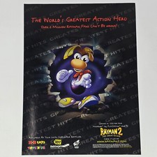 Rayman 2 N64 PS1 PC Toys'R'Us K-B EB Games Action Hero Print Ad/Poster Promo Art picture