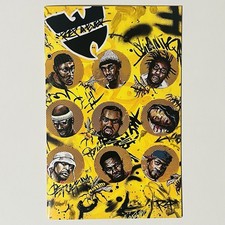 RZP Art Book, Wu-Tang Clan Cover, w/ RZP Wu-Tang Sketch Sig, Limited 31/40, NM picture