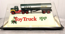 HESS 1972  HESS TANKER SPLIT WINDOW GAS PUMP PLASTIC TOPPER-MINT picture
