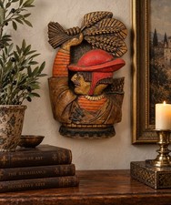 Vintage 1969 Vanguard Studios Vanathane Renaissance Cavalier Wall Sculpture picture
