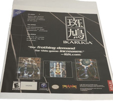 2003 IKARUGA Nintendo GameCube Video Game = Authentic Promo Print AD picture