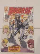IMAGE COMICS BRIGADE #1 AUG 1992  1ST ISSUE WITH CARDS  picture