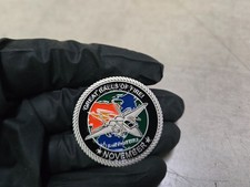 RARE Route 66 Great Balls of Fire F-15E Strike Eagle Challenge Coin November picture