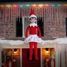 5 FT POSEABLE ELF ON THE SHELF GIRL CHRISTMAS DECORATION picture