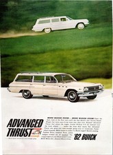ORIGINAL 1962 Buick Invicta Estate Wagon Print Ad 