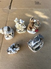 Lot of 5 Harmony Kingdom Trinket Box Figurines: Dead Ringer, Petty Teddies, etc picture