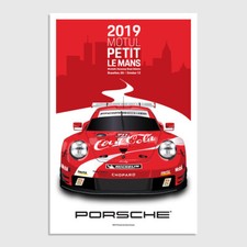 PORSCHE IMSA PETIT LE MANS ROAD ATLANTA 2019 RACE POSTER 12
