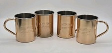 Smirnoff The Original Vodka Of The Moscow Mule Copper & Stainless Steel Mug 4pc picture