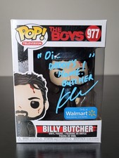 🔥Funko Pop TV The Boys: Billy Butcher (Bloody) #977 Signed Karl Urban W/COA🔥 picture