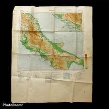 WWII D-Day 'Operation Shingle' Battle of Anzio Allied U.S. Invasion Map picture