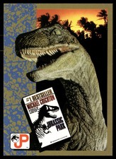 1993 Topps Jurassic Park #71 The Novel By Michael Crichton picture