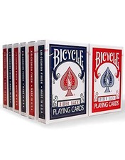 Bicycle Standard Index Playing Cards 12 Pack Red Blue Ideal for Poker Games picture