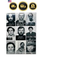 Infamous Serial Killer Mugshots Magnet – 3.5