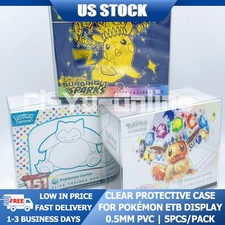 5/10/20/40PCS Clear Protective Case For Pokemon Elite Trainer Box ETB Enough picture