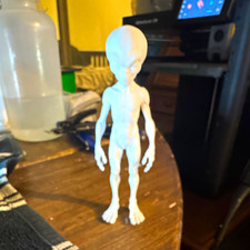Alien Figurine 3d printed 5” available in different sizes and colors prices vary picture