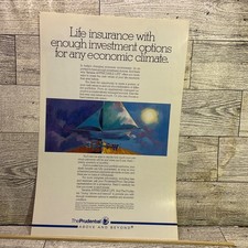 1989 Vintage Printed Ad The Prudential Insurance Co. Life Insurance with Investm picture